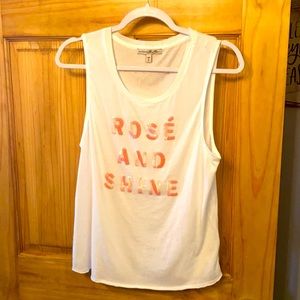 Rose and Shine tank! NWOT